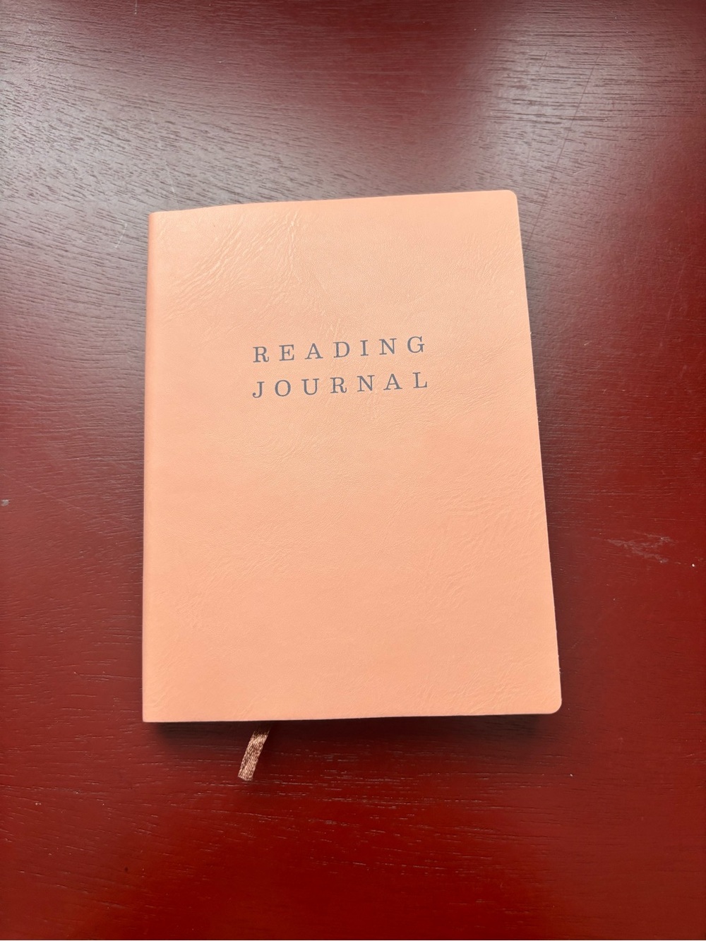Peach Reading Journal